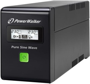 PowerWalker UPS POWER WALKER LINE-INTERACTIVE 800VA 3X IEC 230V,PURE SINE    WAVE,RJ11/45 IN/OUT,USB,LCD (Pełna sinusoida)