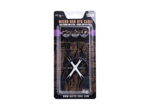 Kabel USB Natec Extreme Media NKA-0614 Micro BM->AF USB 2.0 OTG 0,15m (blister)