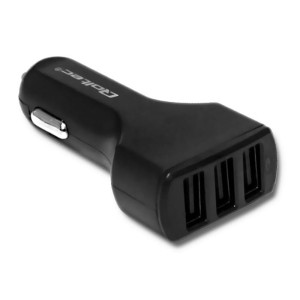 Qoltec Ładowarka samochodowa do urządzeń mobilnych 24W | 5V | 4.8A |    3xUSB FAST CHARGER