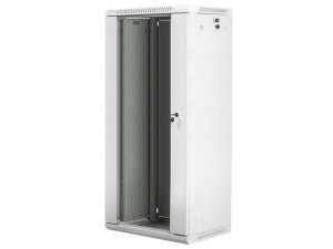 Lanberg Szafa instalacyjna wisząca 19'' 27U 600X450mm szara (drzwi       szklane)