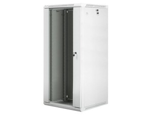 Lanberg Szafa instalacyjna wisząca 19'' 27U 600X600mm szara (drzwi       szklane)