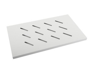 Półka do szaf 19" 450mm szara Lanberg (1U/486x270mm udźwig do 120kg, montaż 4-punktowy)