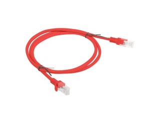 Lanberg PATCHCORD KAT.6 1M CZERWONY FLUKE PASSED LANBERG