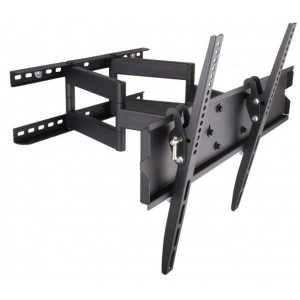 Techly Uchwyt ścienny LCD/LED 23-55cali regulowany 70kg, czarny