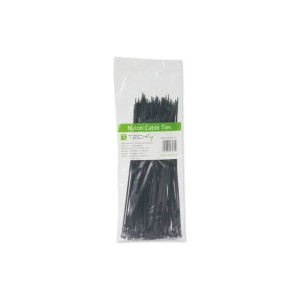 Techly Nylonowe opaski zaciskowe 100 x 2.5mm 100szt. czarne