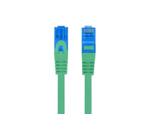 Lanberg Patchcord kat.6a S/FTP CCA 0.5m Zielony
