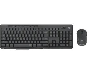 Zestaw bezprzewodowy klawiatura + mysz Logitech MK295 Silent Wireless Combo grafitowy