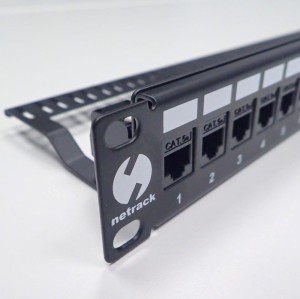Patch panel keystone 19" 24-porty, UTP Netrack