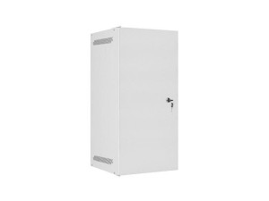 Szafa instalacyjna Rack wisząca 10" 12U 280x310mm szara Lanberg (flat pack) drzwi metalowe